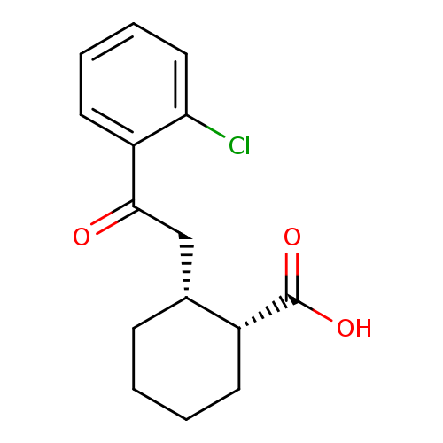 cis-2-[2-(2-Chlorophenyl)-2-oxoethyl]cyclohexane-1-carboxylic acid