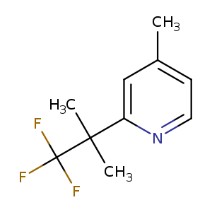 4-Methyl-2-(1,1,1-trifluoro-2-methylpropan-2-yl)pyridine