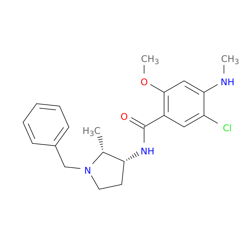 N-(Cis-1-benzyl-2-methylpyrrolidin-3-yl)-5-chloro-2-methoxy-4-(methylamino)benzamide