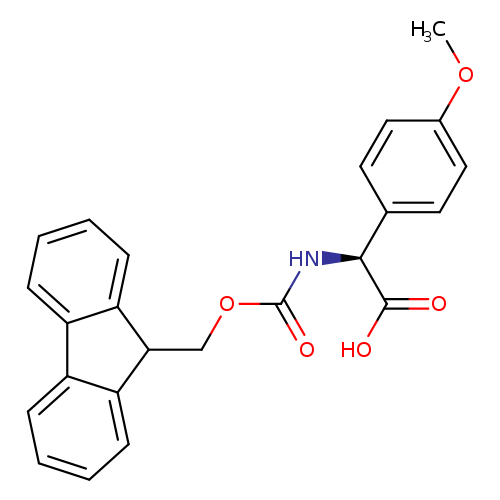 (S)-2-((((9H-fluoren-9-yl)methoxy)carbonyl)amino)-2-(4-methoxyphenyl)acetic acid