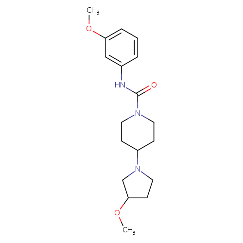 N-(3-methoxyphenyl)-4-(3-methoxypyrrolidin-1-yl)piperidine-1-carboxamide