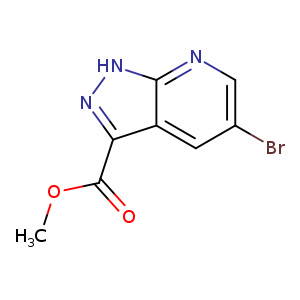 METHYL 5-BROMO-1H-PYRAZOLO[3,4-B]PYRIDINE-3-CARBOXYLATE
