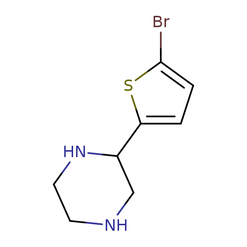 2-(5-Bromothiophen-2-yl)piperazine