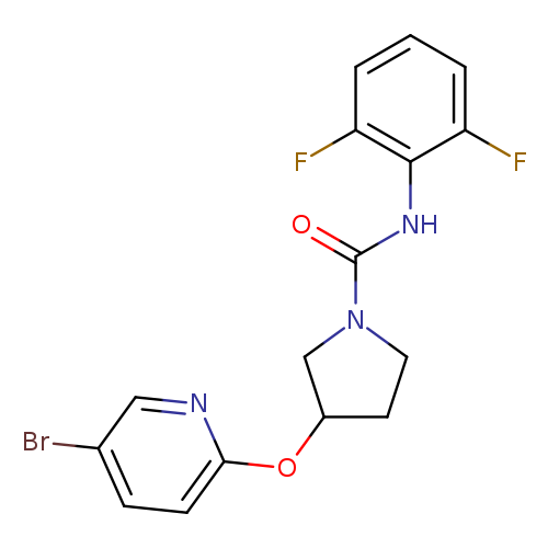 3-[(5-bromopyridin-2-yl)oxy]-N-(2,6-difluorophenyl)pyrrolidine-1-carboxamide