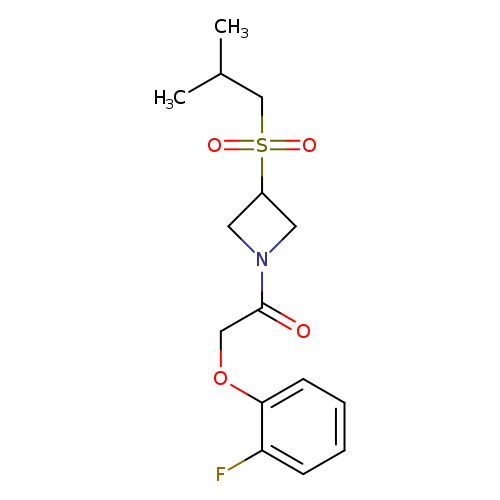 2-(2-fluorophenoxy)-1-[3-(2-methylpropanesulfonyl)azetidin-1-yl]ethan-1-one