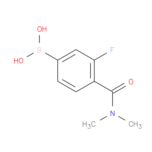 (4-(Dimethylcarbamoyl)-3-fluorophenyl)boronic acid