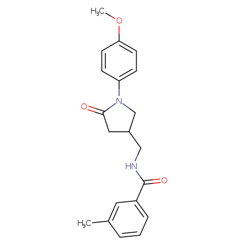 N-{[1-(4-methoxyphenyl)-5-oxopyrrolidin-3-yl]methyl}-3-methylbenzamide