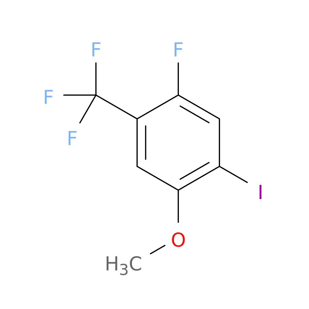 1-fluoro-5-iodo-4-methoxy-2-(trifluoromethyl)benzene