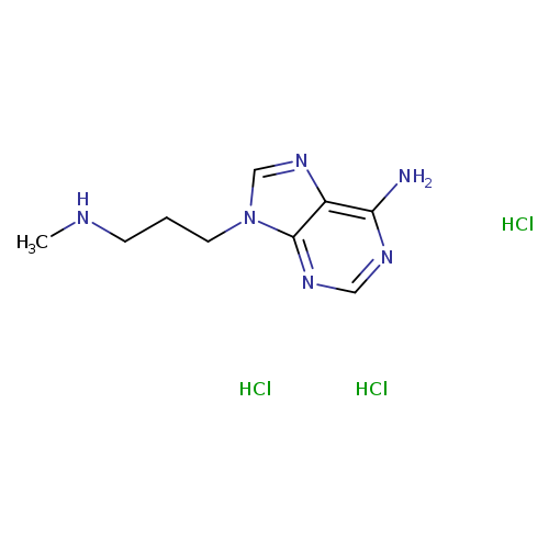 9-[3-(methylamino)propyl]-9H-purin-6-amine trihydrochloride