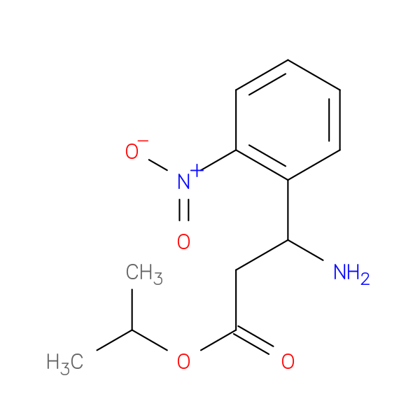 propan-2-yl 3-amino-3-(2-nitrophenyl)propanoate