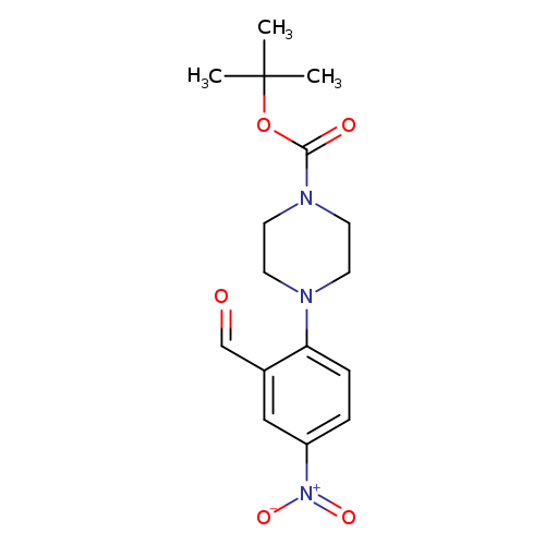 tert-Butyl 4-(2-formyl-4-nitrophenyl)piperazine-1-carboxylate