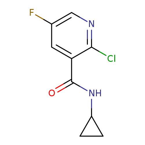 2-Chloro-N-cyclopropyl-5-fluoronicotinamide