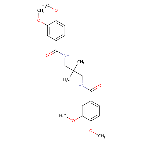 N-{3-[(3,4-dimethoxybenzoyl)amino]-2,2-dimethylpropyl}-3,4-dimethoxybenzamide