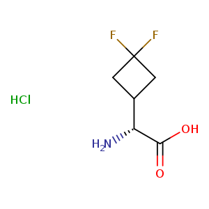 (2R)-2-amino-2-(3,3-difluorocyclobutyl)acetic acid hydrochloride
