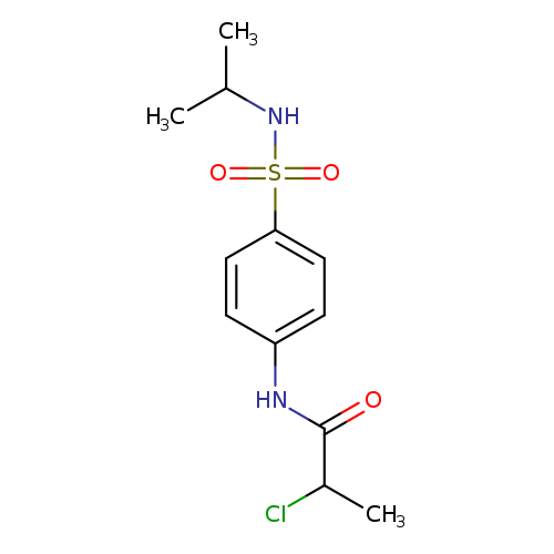 2-CHLORO-N-[4-[(ISOPROPYLAMINO)SULFONYL]PHENYL]PROPANAMIDE