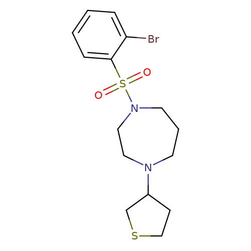 1-(2-bromobenzenesulfonyl)-4-(thiolan-3-yl)-1,4-diazepane