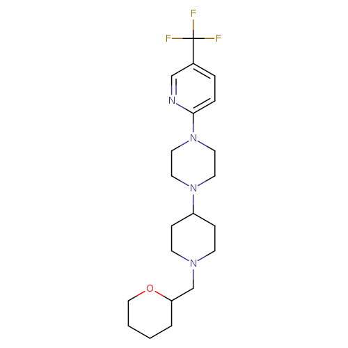 1-{1-[(oxan-2-yl)methyl]piperidin-4-yl}-4-[5-(trifluoromethyl)pyridin-2-yl]piperazine