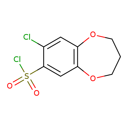 8-chloro-3,4-dihydro-2H-1,5-benzodioxepine-7-sulfonyl chloride