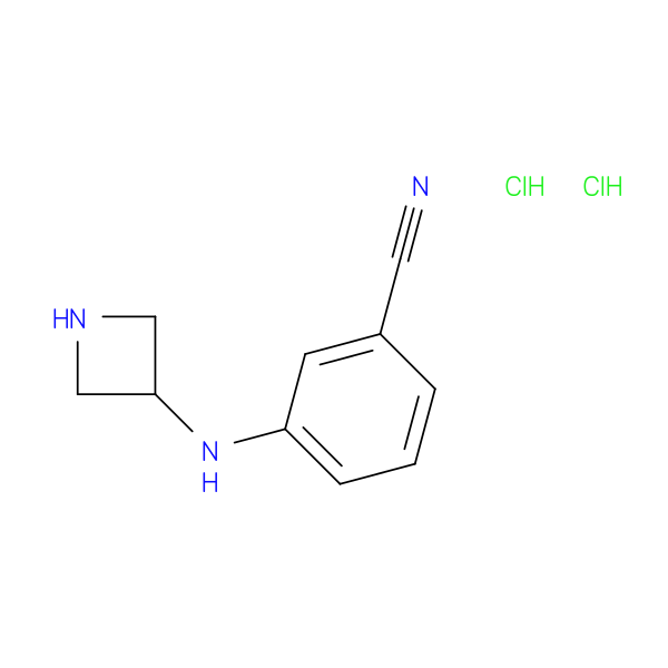 3-[(azetidin-3-yl)amino]benzonitrile dihydrochloride