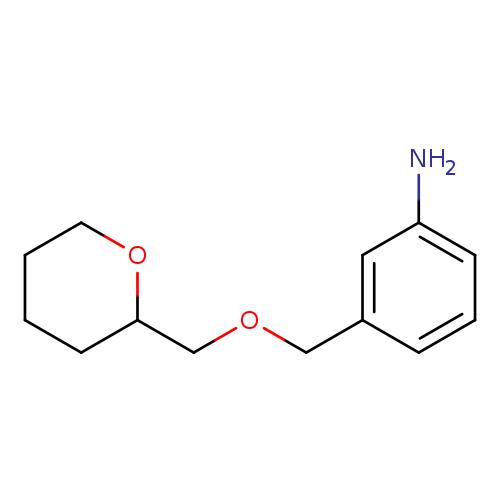 3-[(oxan-2-ylmethoxy)methyl]aniline
