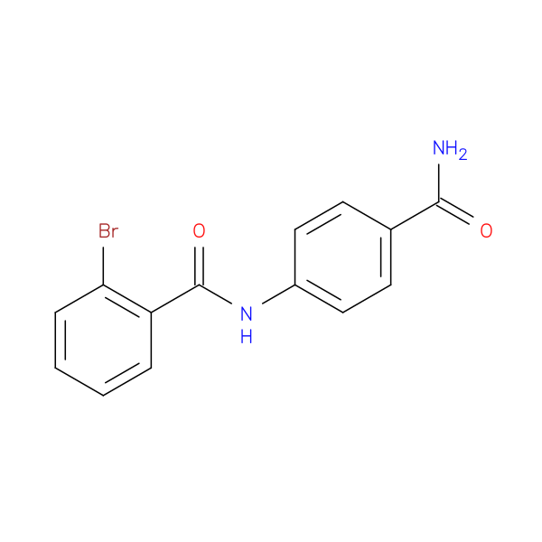 N-[4-(aminocarbonyl)phenyl]-2-bromobenzamide