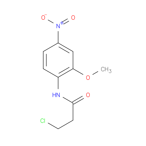 3-chloro-N-(2-methoxy-4-nitrophenyl)propanamide