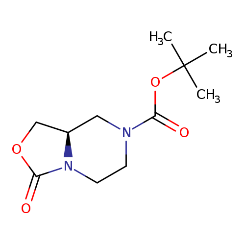 1,1-Dimethylethyl (8aR)-tetrahydro-3-oxo-3H-oxazolo[3,4-a]pyrazine-7(1H)-carboxylate