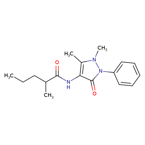 N-(1,5-dimethyl-3-oxo-2-phenyl-2,3-dihydro-1H-pyrazol-4-yl)-2-methylpentanamide