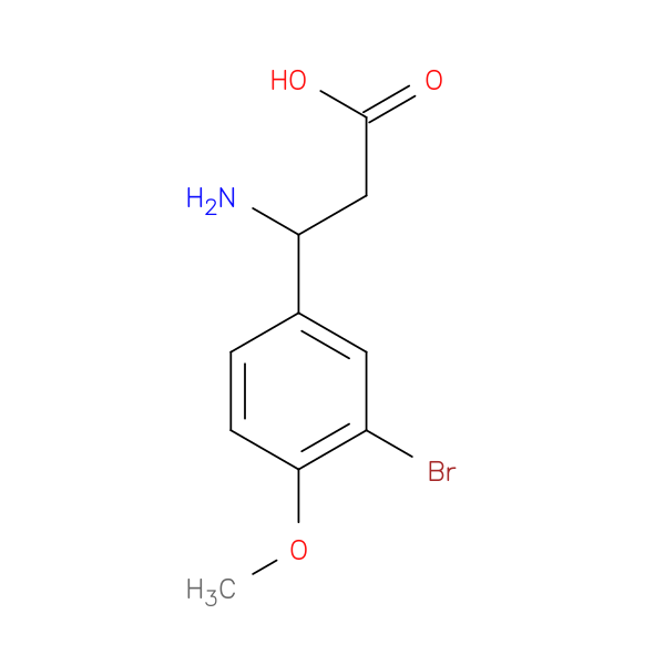 3-amino-3-(3-bromo-4-methoxyphenyl)propanoic acid