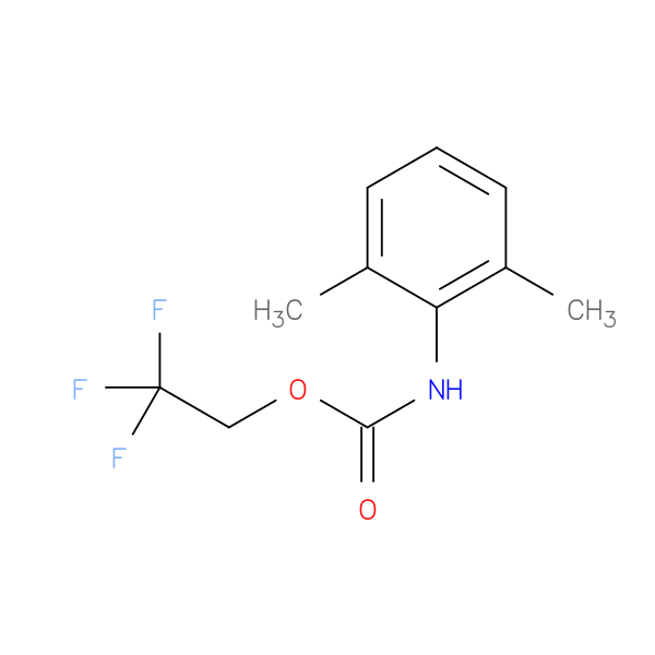 2,2,2-trifluoroethyl N-(2,6-dimethylphenyl)carbamate