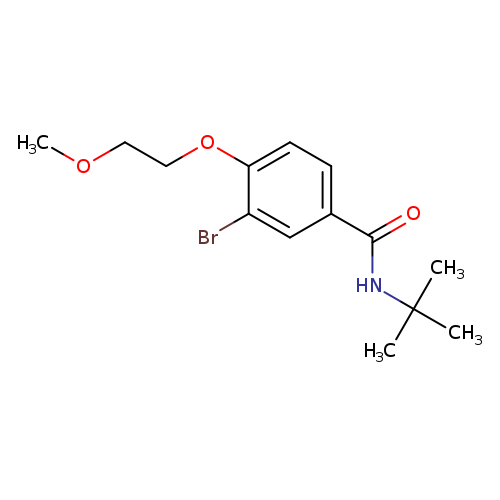 3-bromo-N-(tert-butyl)-4-(2-methoxyethoxy)benzamide