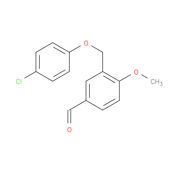 3-[(4-Chlorophenoxy)methyl]-4-methoxybenzaldehyde