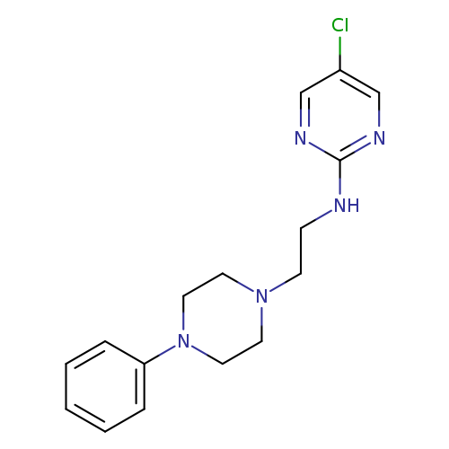 5-chloro-N-[2-(4-phenylpiperazin-1-yl)ethyl]pyrimidin-2-amine