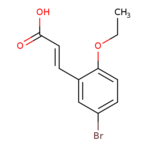 (2E)-3-(5-bromo-2-ethoxyphenyl)prop-2-enoic acid