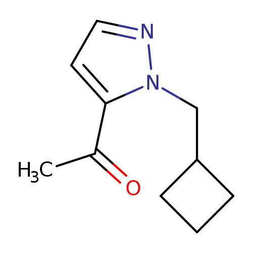 1-[1-(cyclobutylmethyl)-1H-pyrazol-5-yl]ethan-1-one