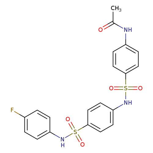 N-[4-({4-[(4-fluorophenyl)sulfamoyl]phenyl}sulfamoyl)phenyl]acetamide