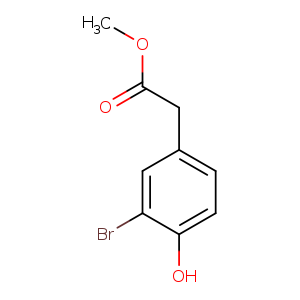 Benzeneacetic acid, 3-bromo-4-hydroxy-, methyl ester