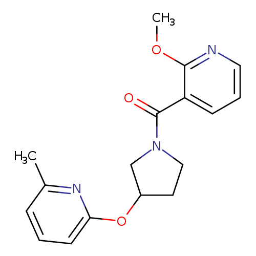 2-methoxy-3-{3-[(6-methylpyridin-2-yl)oxy]pyrrolidine-1-carbonyl}pyridine