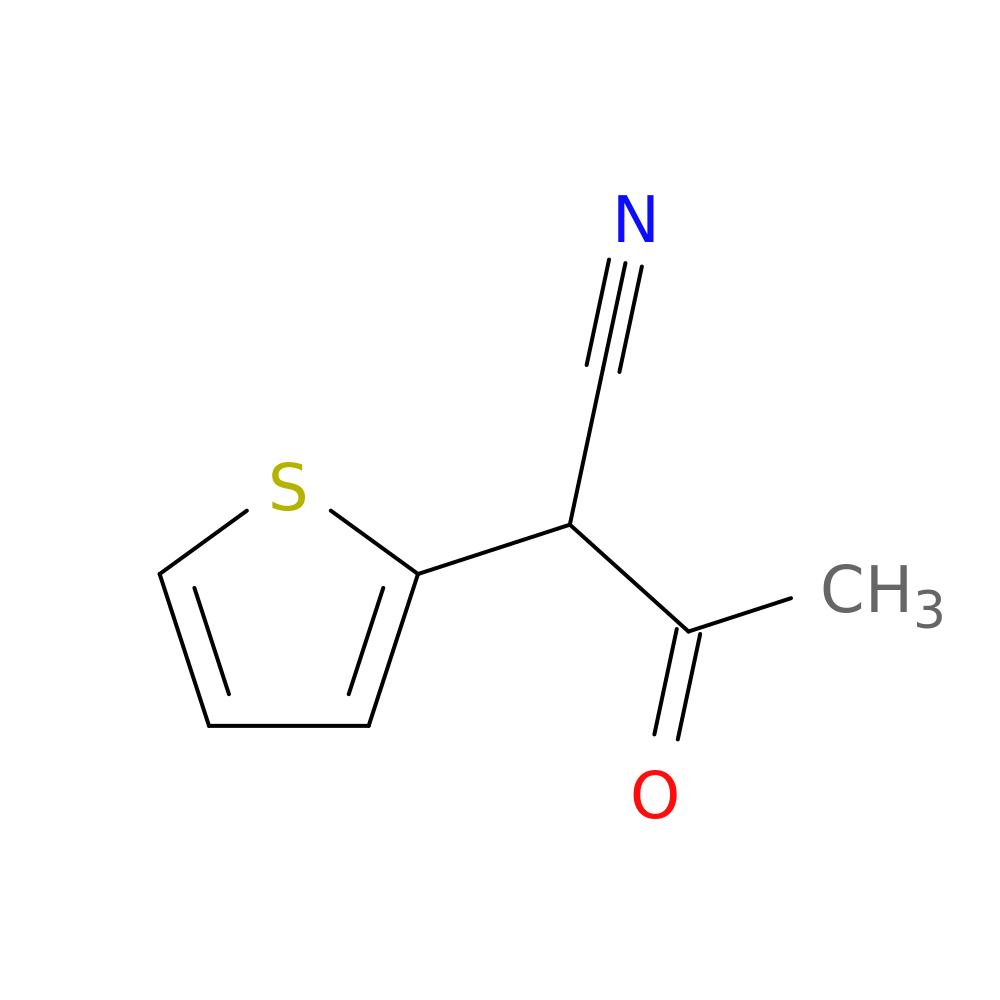 3-oxo-2-(2-thienyl)butanenitrile