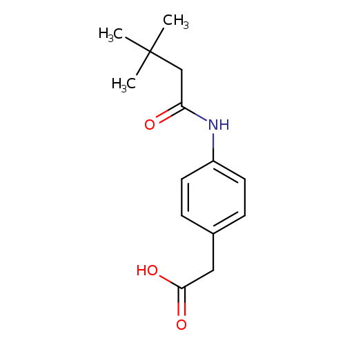 2-[4-(3,3-dimethylbutanamido)phenyl]acetic acid