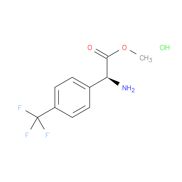 Methyl (S)-2-amino-2-(4-(trifluoromethyl)phenyl)acetate hydrochloride