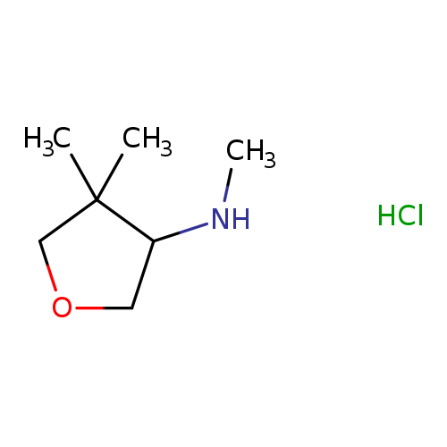 N,4,4-trimethyloxolan-3-aminehydrochloride