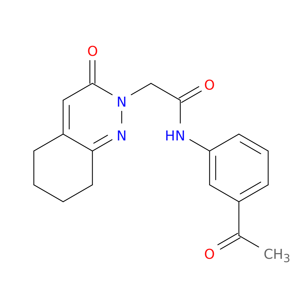 N-(3-acetylphenyl)-2-(3-oxo-2,3,5,6,7,8-hexahydrocinnolin-2-yl)acetamide