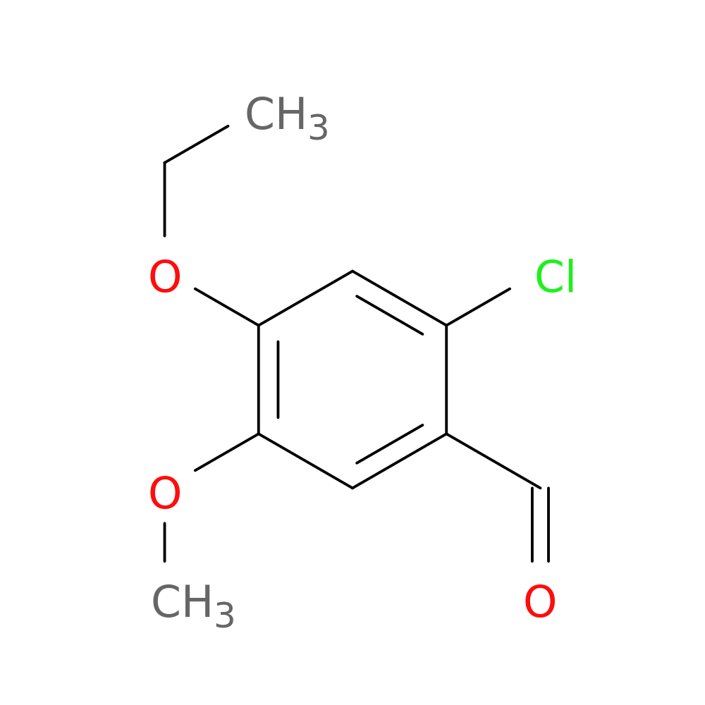 2-chloro-4-ethoxy-5-methoxybenzaldehyde