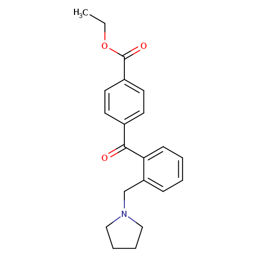 4'-Carboethoxy-2-pyrrolidinomethyl benzophenone