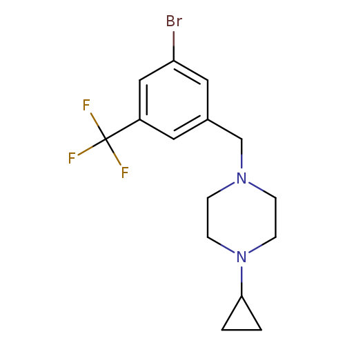1-(3-Bromo-5-trifluoromethyl-benzyl)-4-cyclopropyl-piperazine