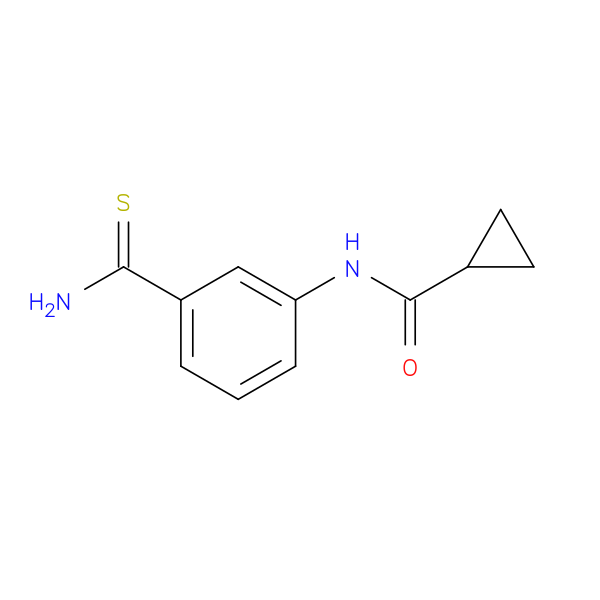 N-[3-(Aminocarbonothioyl)phenyl]cyclopropanecarboxamide