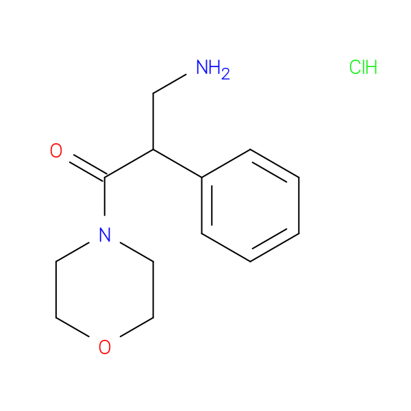 3-amino-1-(morpholin-4-yl)-2-phenylpropan-1-one hydrochloride