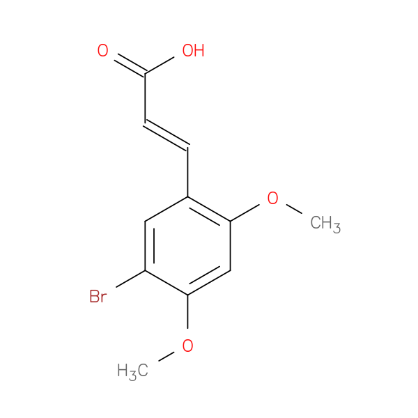 (E)-3-(5-Bromo-2,4-dimethoxyphenyl)acrylic acid