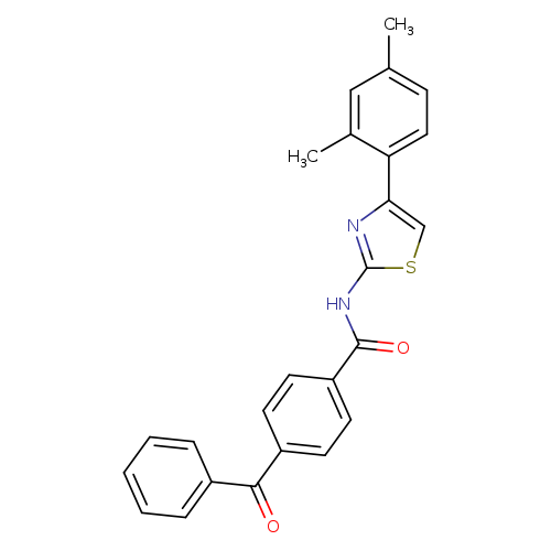 4-benzoyl-N-[4-(2,4-dimethylphenyl)-1,3-thiazol-2-yl]benzamide